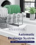 Kitsure Expandable Dish Drying Rack with Holders