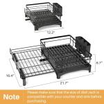 Extendable Stainless Steel Dish Drying Rack