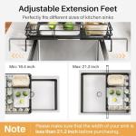 Extendable Stainless Steel Dish Drying Rack