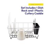 Sweet Home Collection Sink Utensil Holder, Black