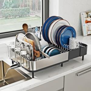 Expandable Stainless Steel Dish Drying Rack