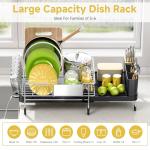 Expandable Stainless Steel Dish Drying Rack Set
