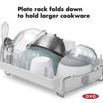 OXO Good Grips Dish Rack and Drainer, Gray