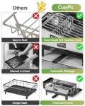 Thicker 304 Stainless Steel Single Tier Dish Rack