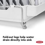 OXO Good Grips Dish Rack and Drainer, Gray