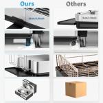 Ewaiira Stainless Steel Dish Drying Rack and Organizer