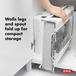 OXO Good Grips Dish Rack and Drainer, Gray