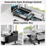 Ewaiira Stainless Steel Dish Drying Rack and Organizer