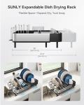 Expandable Stainless Steel Dish Drying Rack