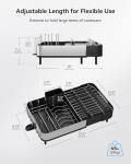 Expandable Stainless Steel Dish Drying Rack