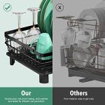 Stainless Steel Dish Drying Rack with Utensil Holder