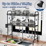 Stainless Steel Over Sink Dish Drying Rack
