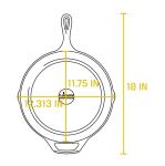 Lodge 12-Inch Cast Iron Skillet