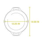 Lodge Pre-Seasoned Cast Iron Skillet, 12-Inch