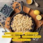 Lodge Pre-Seasoned Cast Iron Skillet Set, 3 Piece