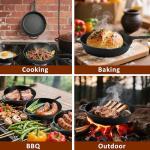 12-Inch Pre-Seasoned Cast Iron Skillet