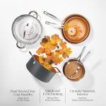 Gotham Steel 9.5 Inch Copper Nonstick Frying Pan