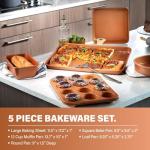 Gotham Steel 15 Pc Copper Nonstick Cookware Set