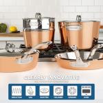 Viking 9-Piece Copper 4-Ply Cookware Set