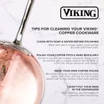 Viking 9-Piece Copper 4-Ply Cookware Set