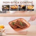 Toutrop 12" Non-Stick Copper Frying Pan