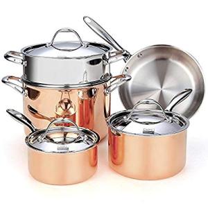 Cooks Standard 8-Piece Stainless Steel Cookware Set