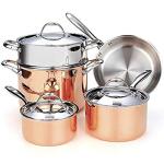 Cooks Standard 8-Piece Stainless Steel Cookware Set
