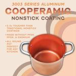 Concord 7QT Copper Non-Stick Stock Pot