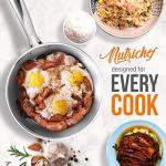 NutriChef 8-Piece Stainless Steel Cookware Set