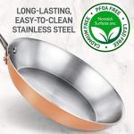 NutriChef 8-Piece Stainless Steel Cookware Set