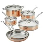Hestan CopperBond 10-Piece Pure Copper Cookware Set