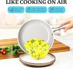 Gotham Steel Aqua Blue 12-Piece Nonstick Cookware Set