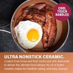 Gotham Steel 12" Hammered Copper Nonstick Skillet