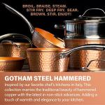 Gotham Steel 12" Hammered Copper Nonstick Skillet