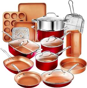 Gotham Steel 20-Piece Nonstick Cookware & Bakeware Set