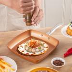 Non-Stick Copper Square Frying Pan, 9.5