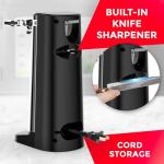 Electric Can Opener with Knife & Bottle Opener