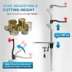 Heavy-Duty Manual Can Opener for Large Cans