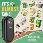 Kitassure Handsfree One Touch Electric Can Opener Easy and Fast Flex Side Cut All Can Sizes, Automatic Handheld Battery Operated Kitchen Gadget Gift with Smooth Edge Safety for Seniors & Arthritis