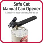 Good Cook Safe Cut Manual Can Opener, Black