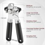 Vayvnt Heavy Duty Manual Can Opener with Magnet