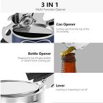 OUTWAY 3-in-1 Stainless Steel Can Opener