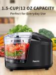 Reemix 1.5-Cup Electric Food Chopper Black
