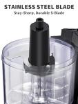 Reemix 1.5-Cup Electric Food Chopper Black