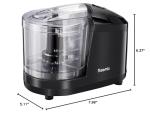 Reemix 1.5-Cup Electric Food Chopper Black