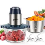 Electric Food Processor with Meat Grinder and Chopper