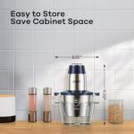 Electric Food Processor with Meat Grinder and Chopper