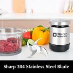 Compact 400W Mini Food Processor and Meat Grinder