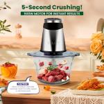 BUMET 500W Electric Food Processor & Vegetable Chopper