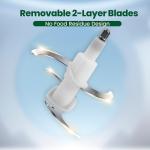 BUMET 500W Electric Food Processor & Vegetable Chopper